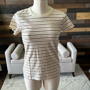 Crème Stripped Tee Women S